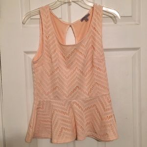 Lace Detailed Peplum